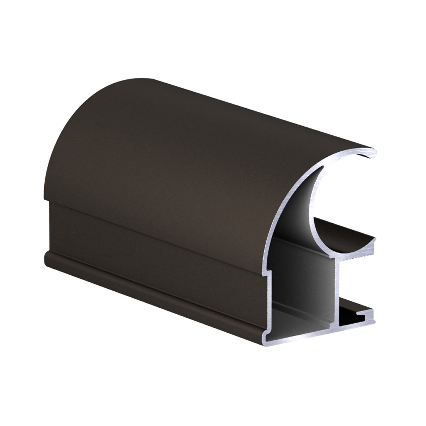 Профиль вертик. алюм. Асимметрич. С-образн. Коньяк ( 5.4 ) АВД-0583