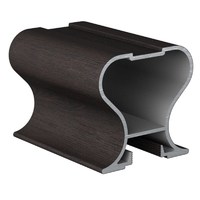 Профиль Венге темный Вертикальный симметричный  5,4