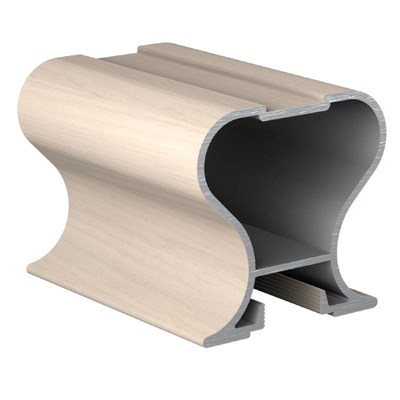 Профиль Дуб светлый Вертикальный симметричный 5,4