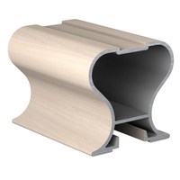 Профиль Дуб светлый Вертикальный симметричный 5,4