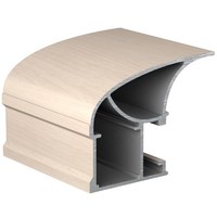 Профиль Дуб светлый вертикальный асимметричный облегченный 5,4