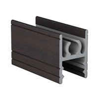 Профиль Венге темный горизонтальный верхний 6,0