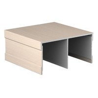 Профиль Дуб светлый направляющая верхняя 6,0