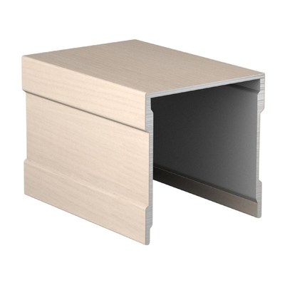 Профиль Дуб светлый направляющая верхняя одинарная 6,0