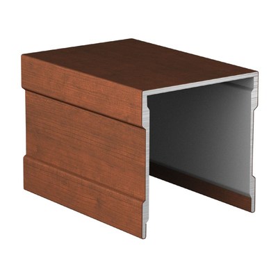 Профиль Вишня направляющая верхняя одинарная 6,0