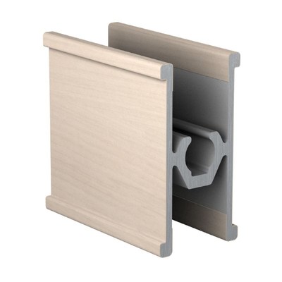 Профиль Дуб светлый Разделительный под винт 6,0