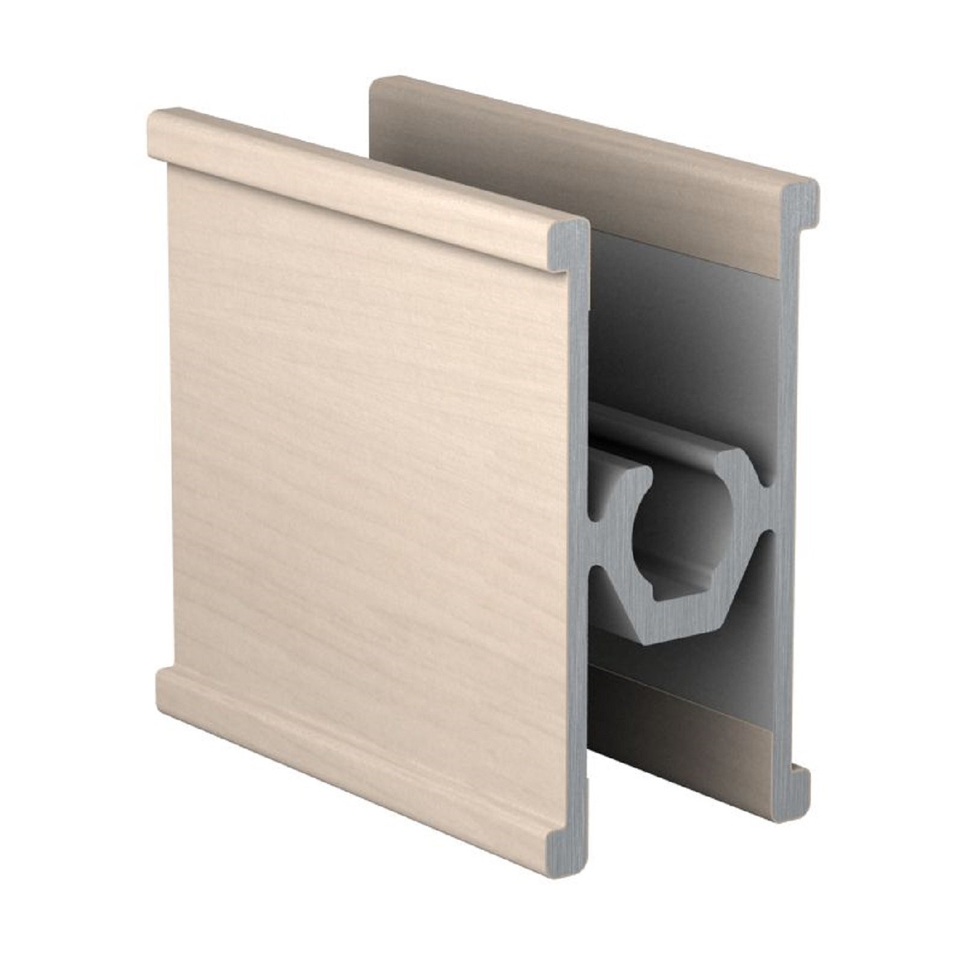 Профиль Дуб светлый Разделительный под винт 6,0