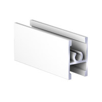 Рамка средняя с саморезом ( разделительная) RAL 9016 БЕЛЫЙ МУАР 6,0 АВД-0831