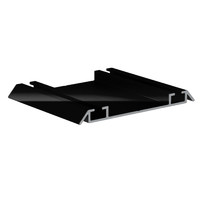 Направляющая нижняя двойная RAL 9005 ЧЕРНЫЙ глянец (6,0) АВД-0713