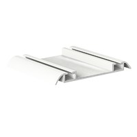 Направляющая нижняя двойная RAL 9016 БЕЛЫЙ глянец (6,0) АВД-0711