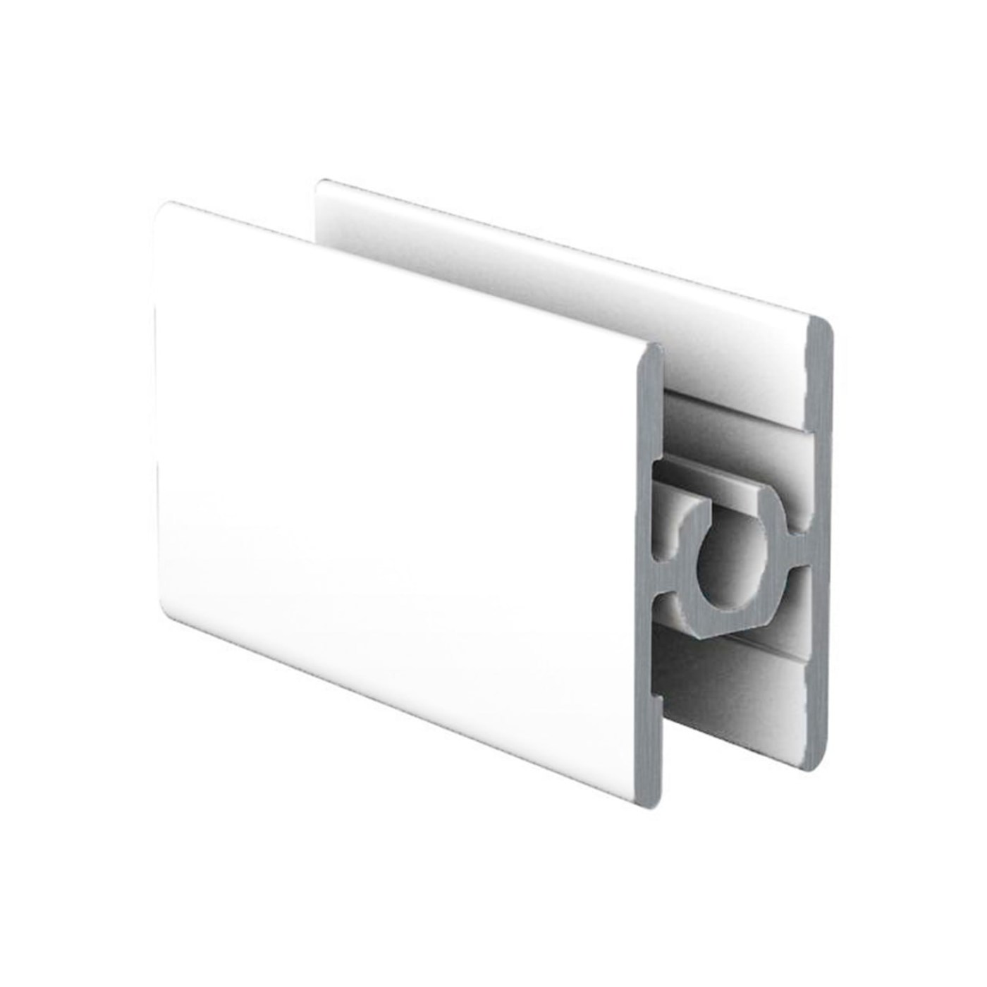 Рамка средняя с саморезом ( разделительная) RAL 9016 БЕЛЫЙ глянец 6,0 АВД-0610