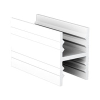 Рамка средняя без самореза ( разделительная) RAL 9016 БЕЛЫЙ глянец 6,0 АВД-0800