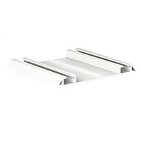 Направляющая нижняя двойная RAL 9016 БЕЛЫЙ глянец (6,0) АВД-0713