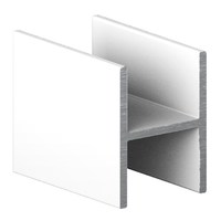 Рамка средняя без самореза ( разделительная) RAL 9016 БЕЛЫЙ глянец 6,0 АВД-0813