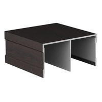 Профиль Венге темный направляющая верхняя 6,0 АВД-НВ