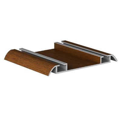 Профиль Дуб золотой (Орех) направляющая нижняя  6,0