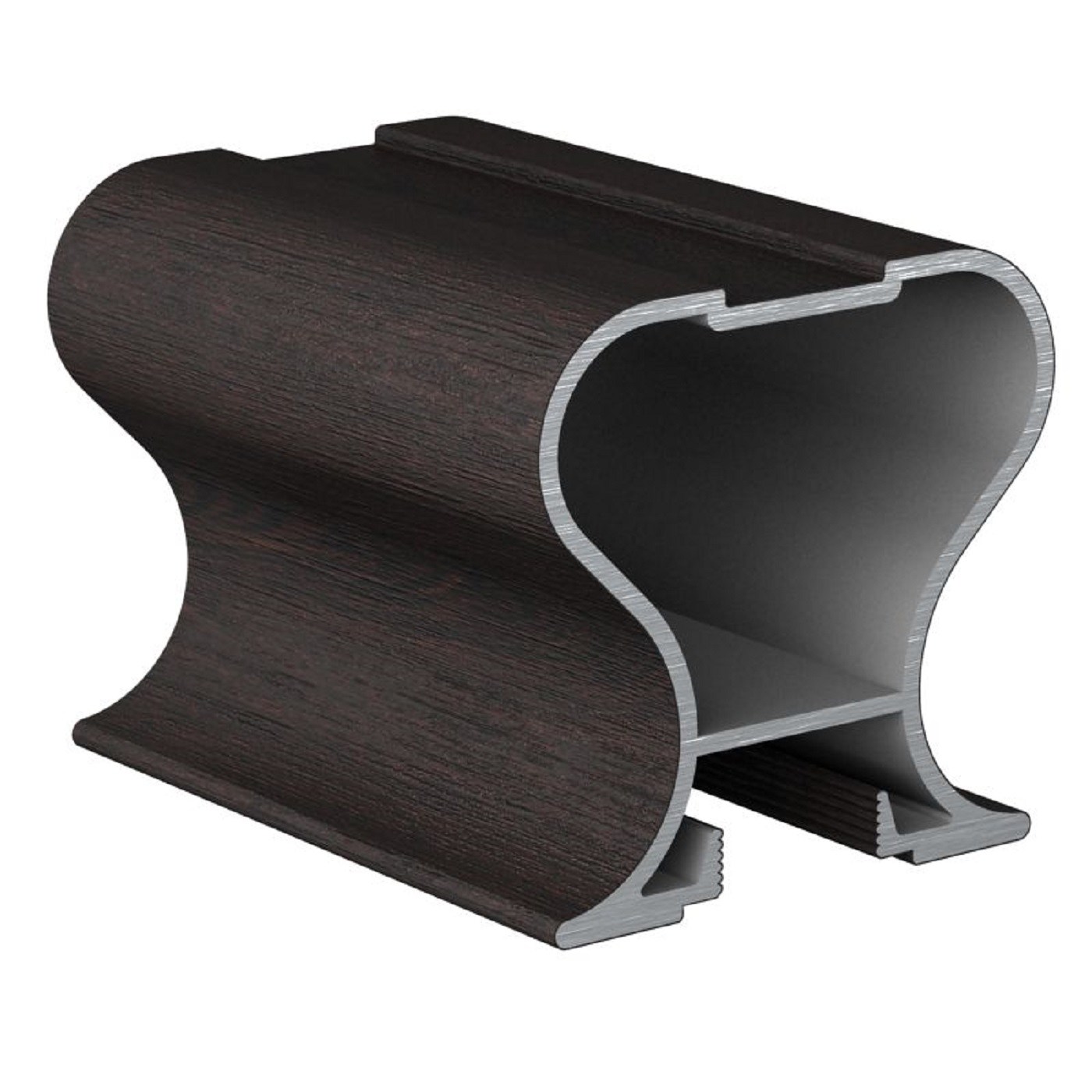 Профиль Венге Вертикальный симметричный облегченный  5,4