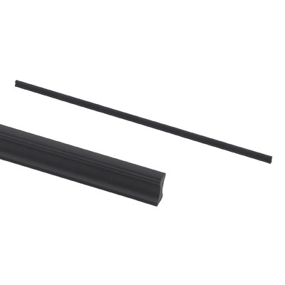 Ручка меб. скоба алюм. SERENE 1152/1200 черный матовый, AKS 112985