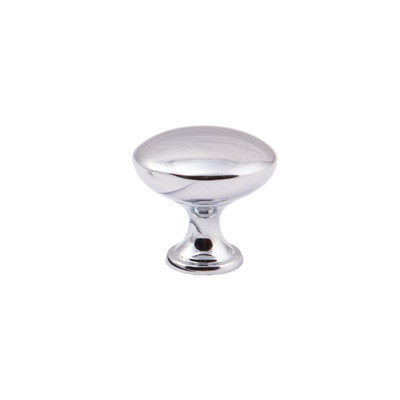 Ручка меб. кнопка мет. TERNI хром, AKS 44675