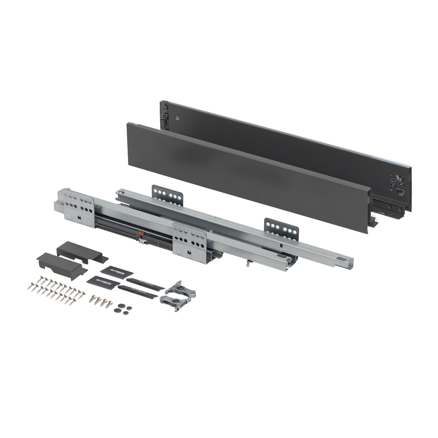 Slimbox Evolution L-400 H84 графит плавн.завр. ДСП16мм AKS117766