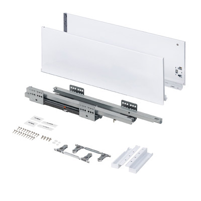 Slimbox Evolution L-450 H167 белый плавн.закр. ДСП16мм AKS 117769 (альт.50815)