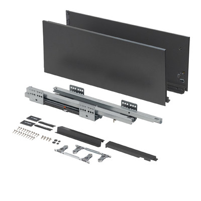 Slimbox Evolution L-500 H199 графит  плавн.закр. ДСП16мм AKS 117353