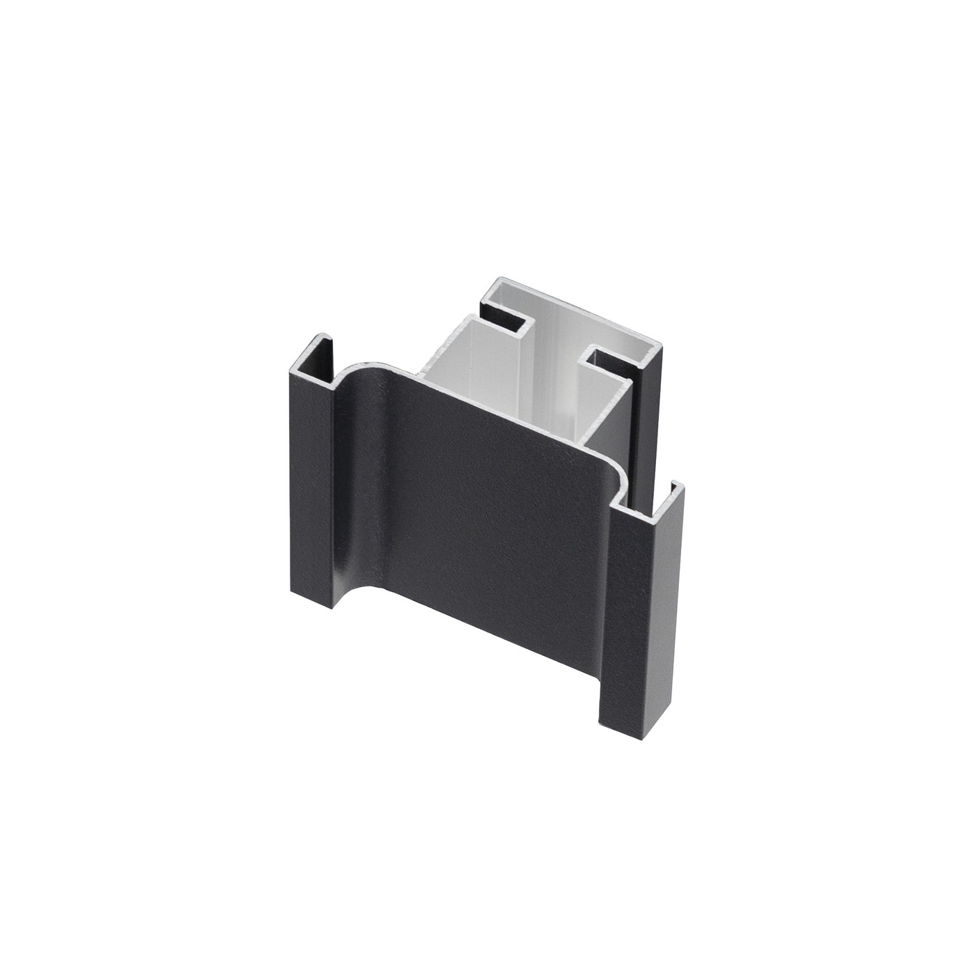 Профиль алюм. GOLA-18 вертикальный средний 5,4 м черный AKS 110626