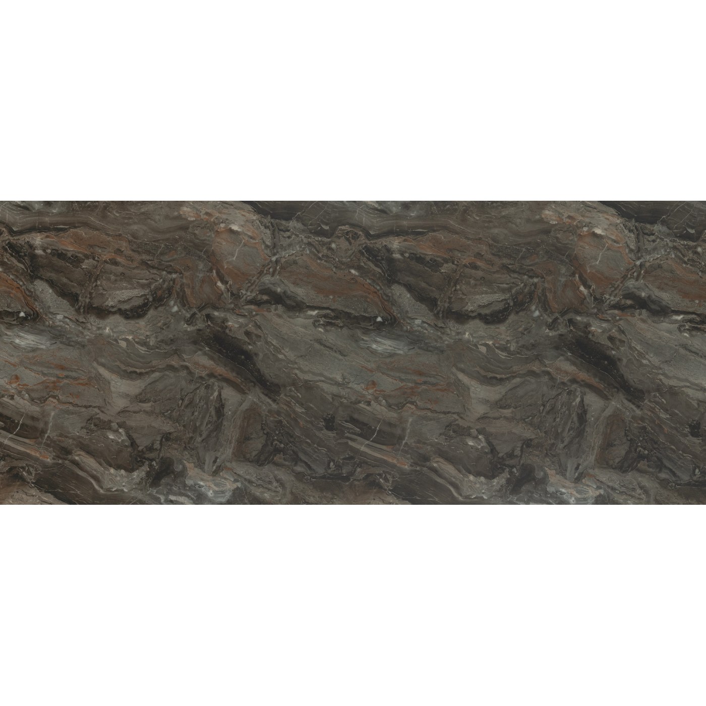 Фасадная плита РЕХАУ Volcano Коричневый мрамор 1220*2800*18мм 2582L