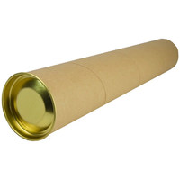 Тубус картонный 120*1500 мм, крафт