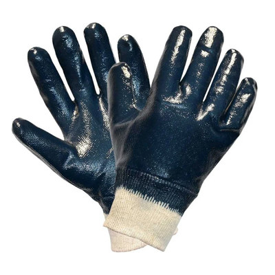 Перчатки нитриловые, манжет резинка