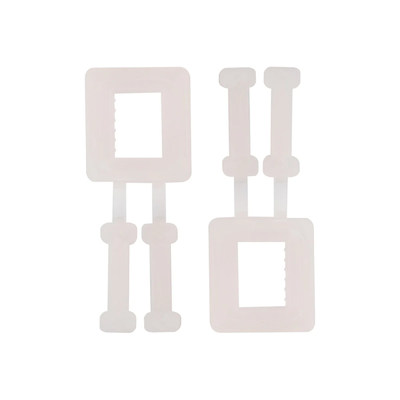 Пряжка полиамидная (уп.1000 шт.), цвет белый