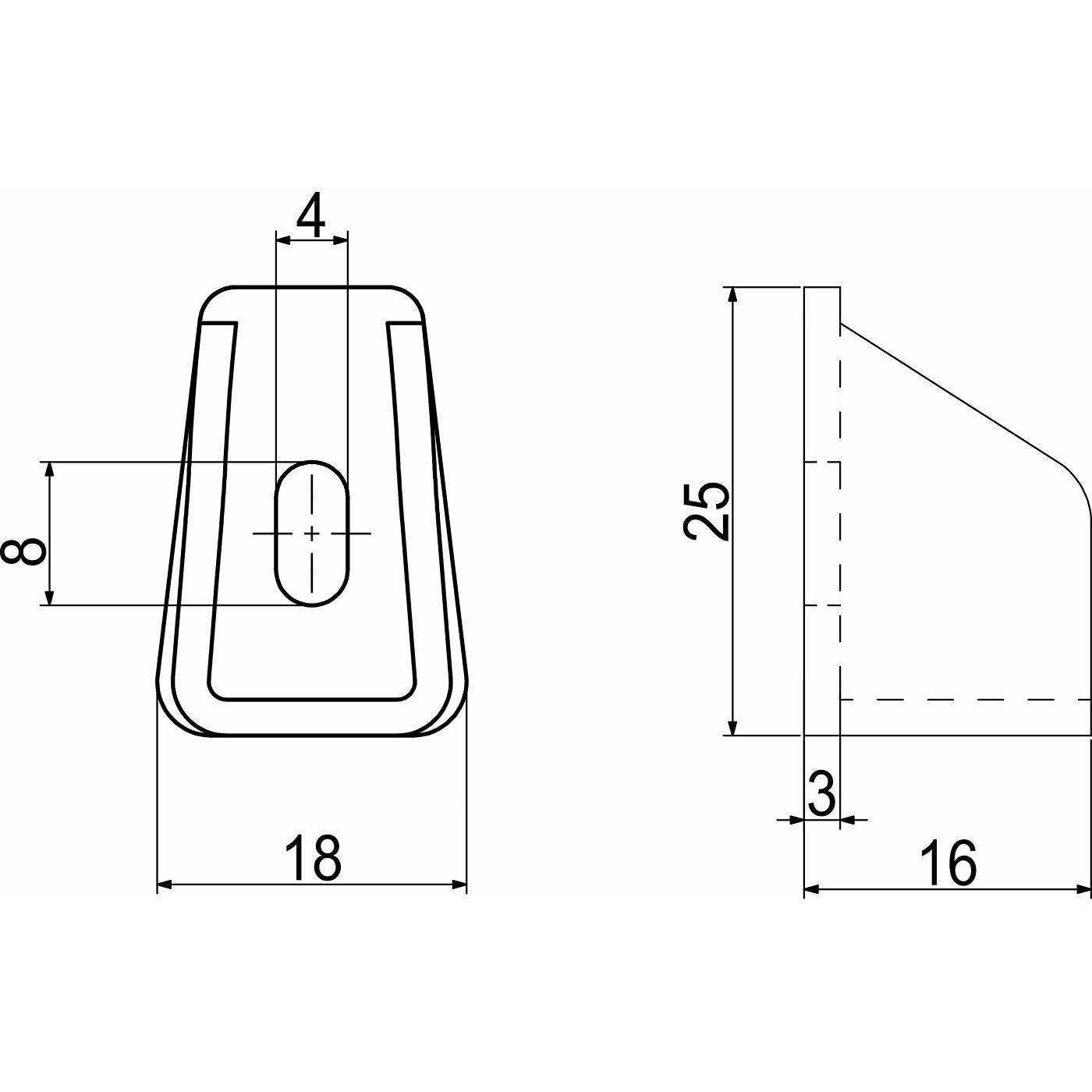 Держатель сетки для обуви, белый 10374
