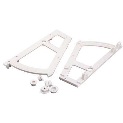 Крепление подставки для обуви однорядное, белое AKS  13476