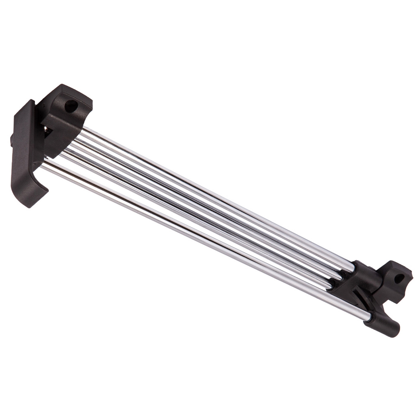 Вешалка выдвижная L300мм,усиленная с ручкой, хром AKS  64800