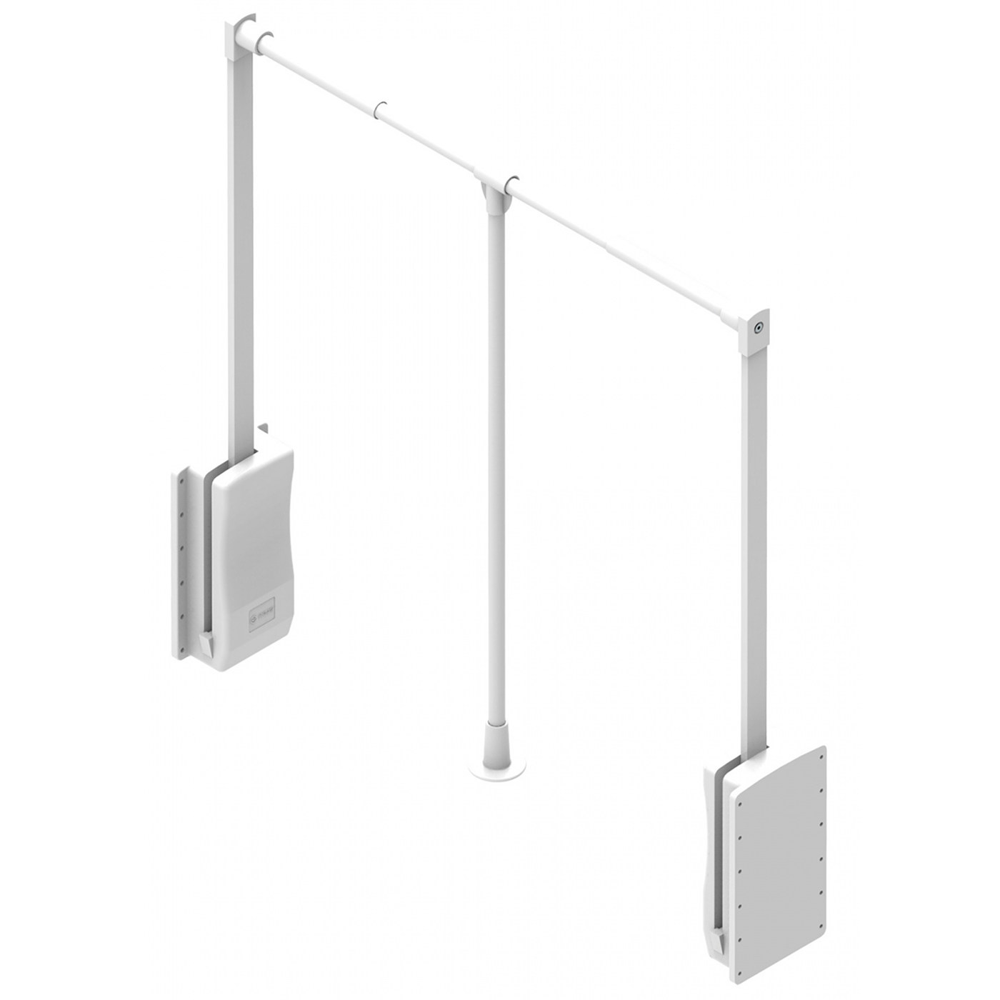 Вешалка-пантограф (внутр.ящ. 890-1220мм), белый REJS AKS 116367