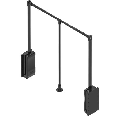 Вешалка-пантограф (внутр.ящ. 890-1220мм), черный REJS AKS 116368