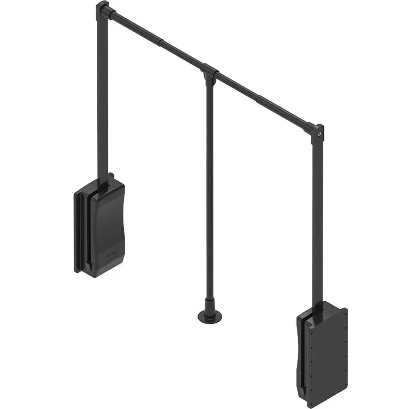 Вешалка-пантограф (внутр.ящ. 890-1220мм), черный REJS AKS 116368