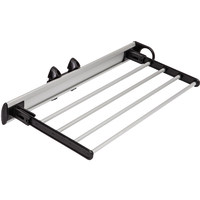 Выдвижная вешалка L-450 для брюк крепл.бок./левое, хром/черный AKS 22693