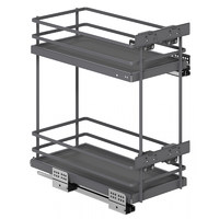 Корзина Карго 300 FOCUS крепл.нижнее, графит PRIME by AKS 112512