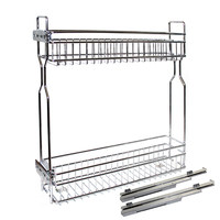 Корзина 300мм 2ур бок.крепл. (450/245/500, направл. скрыт. монт.) BRILON