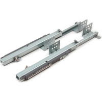 Шариковые направляющие для корзины 150/200мм (арт.724211,72921), полн. выдвижения с доводчиком (левые) МФ