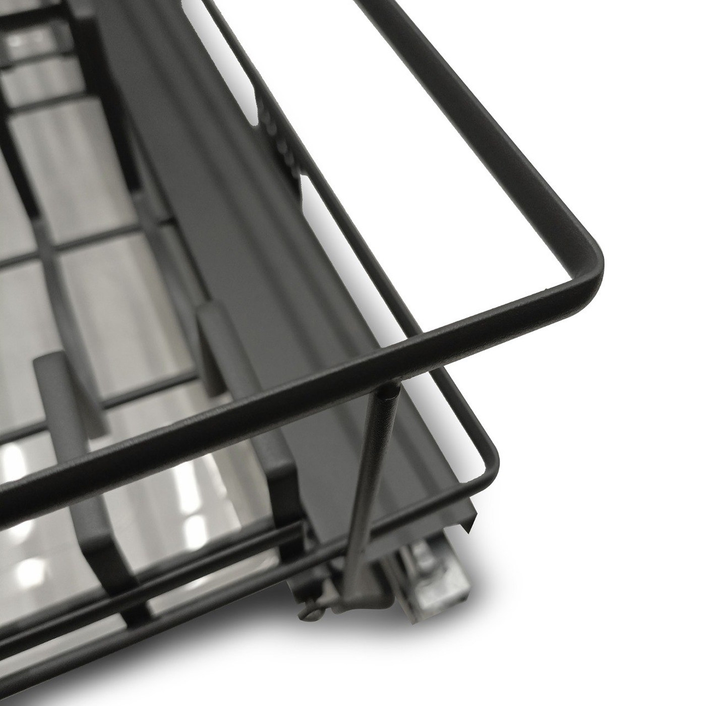 Корзина-посудосушитель выдвижная EVA Dark Side, в базу 600, плав.закрывание, графит (уп1 шт) 00-00004162