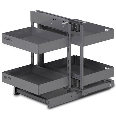 Механизм для углового корпуса EVA Dark Side, 900-1000мм, плав.закрывание, графит (уп1 шт) 00-00004148