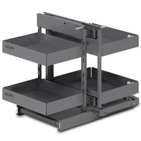 Механизм для углового корпуса EVA Dark Side, 900-1000мм, плав.закрывание, графит (уп1 шт) 00-00004148