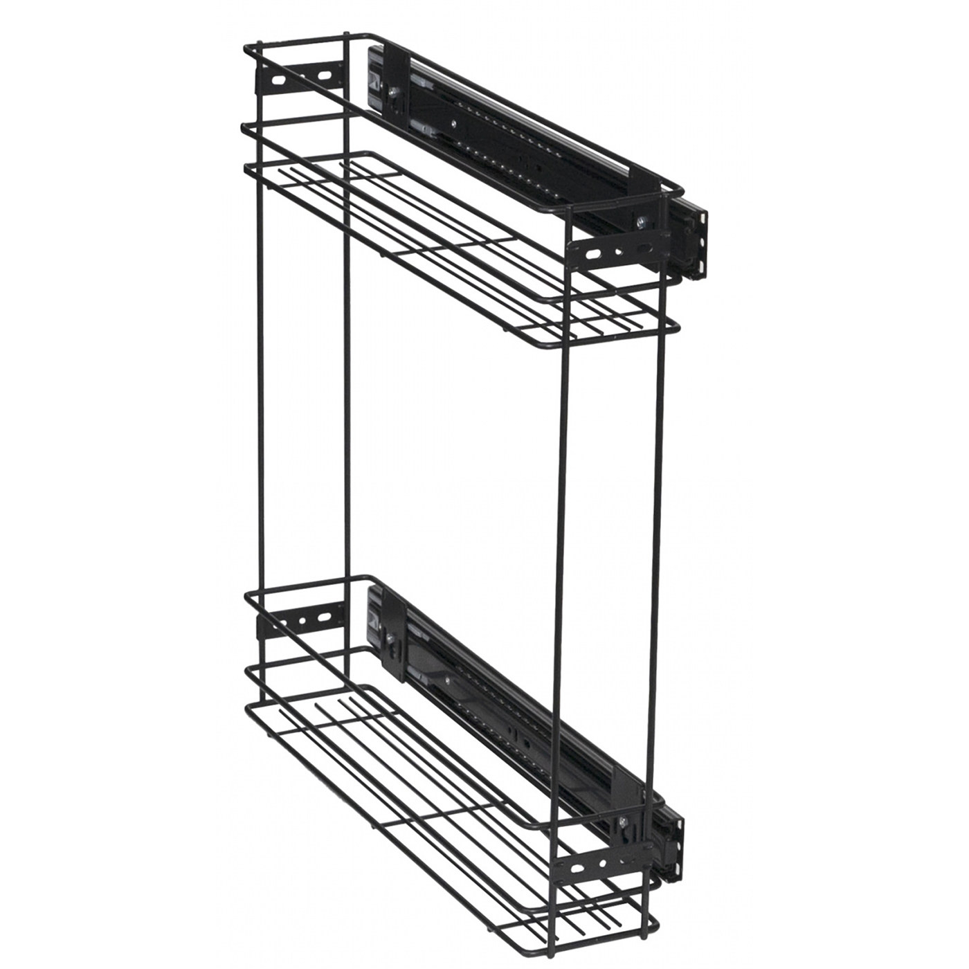 Выдвижная корзина-карго 150 крепл.боковое/универс., черный GRIDLI 113502