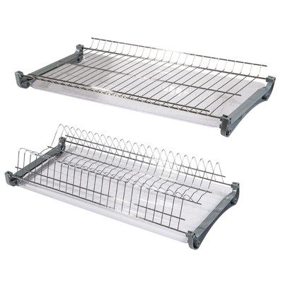 Корзина L600 с алюминиевым профилем хром (1уп1компл.) AKS 78259