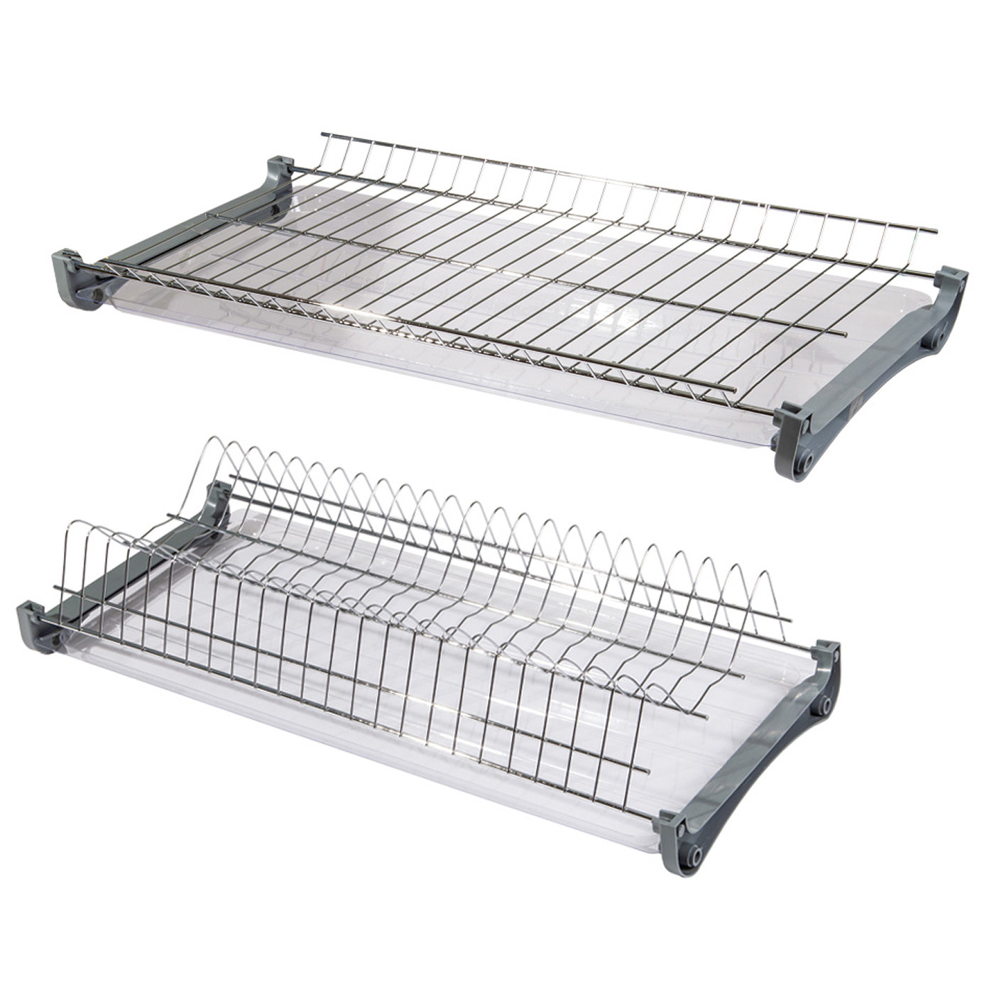 Корзина L600 с алюминиевым профилем хром (1уп1компл.) AKS 78259