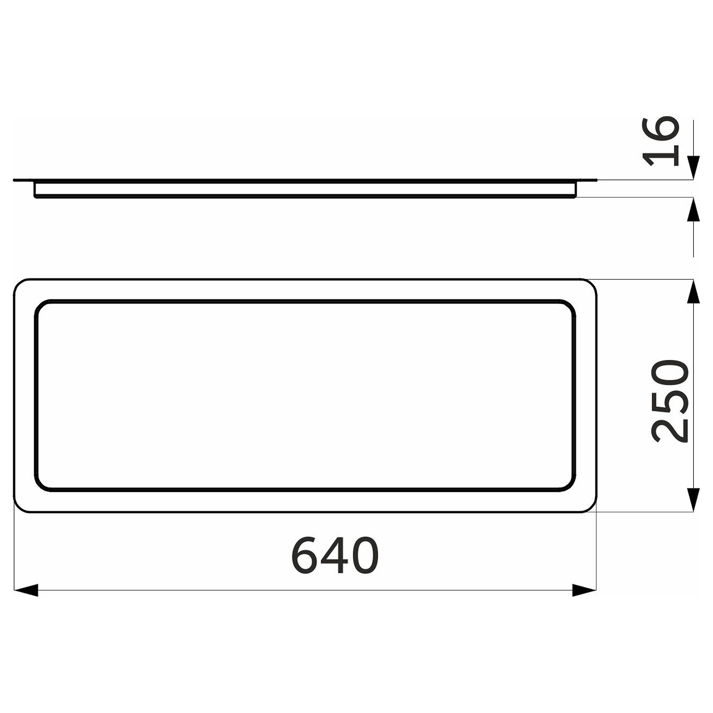 Поддон сушки 700 белый AKS 10443