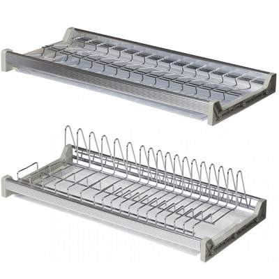 Сушка в верхнюю базу 700 хром, нерж.сталь, с профилем ДСП 16мм INFINITY AKS 90774