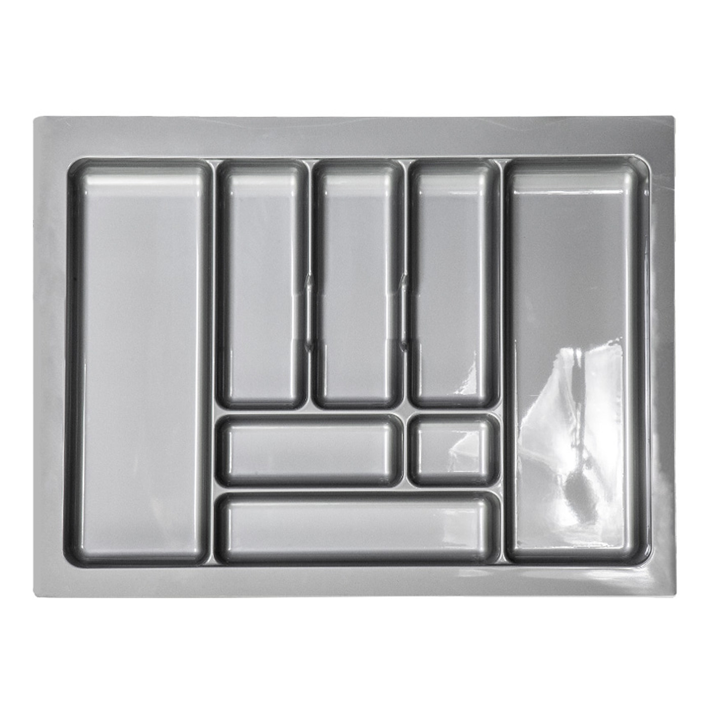 Лоток для столовых приборов 700, металлик 635*490 AKS  13437